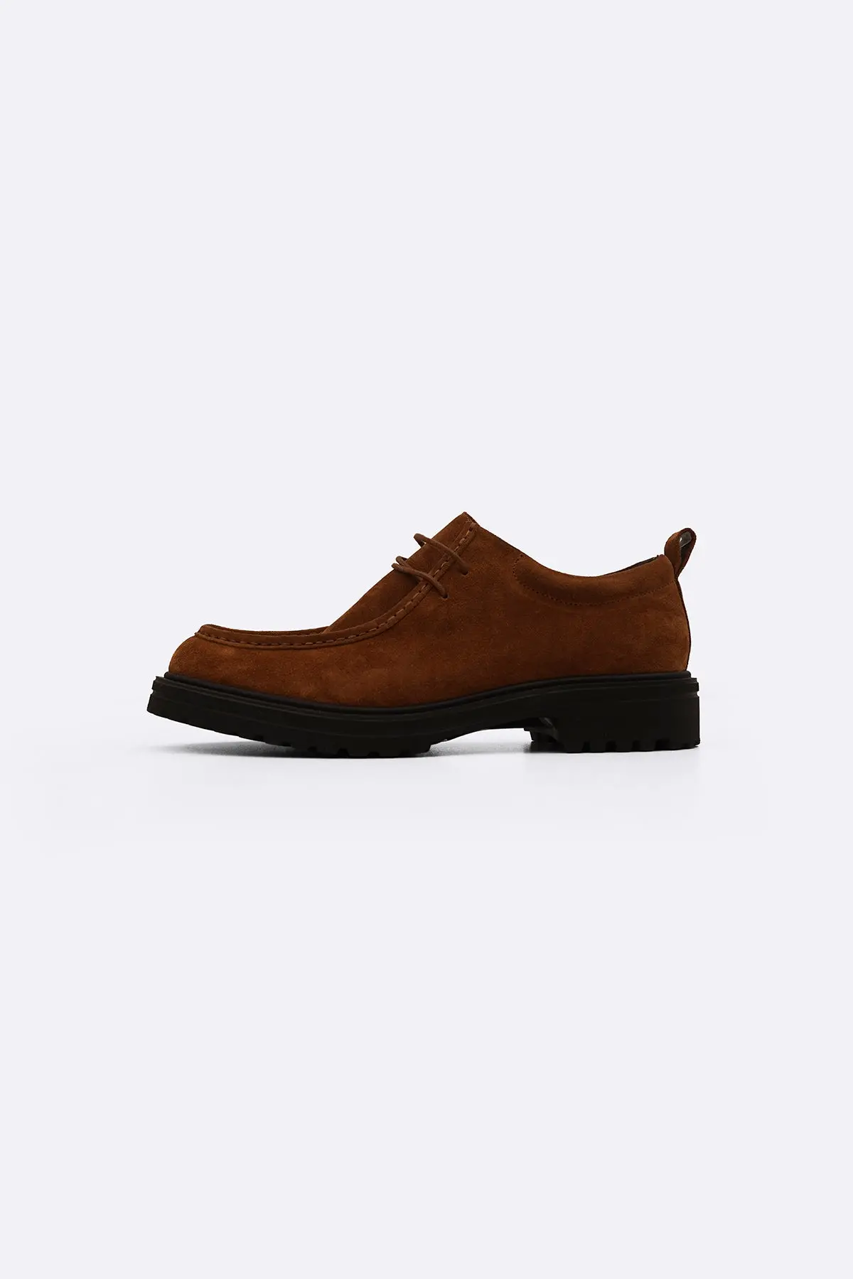 Leather Moc-Toe Shoes 1