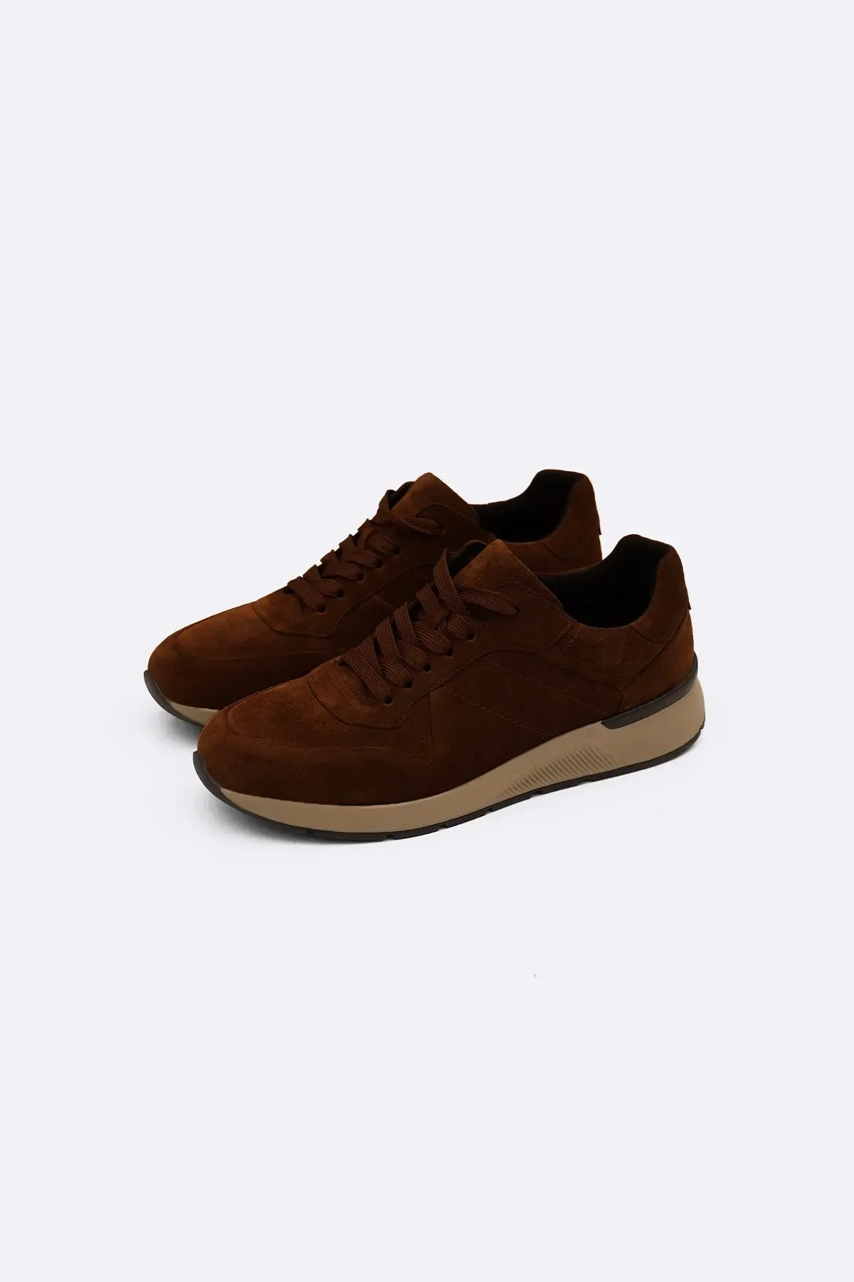 Lace-Up Leather Sneakers 1