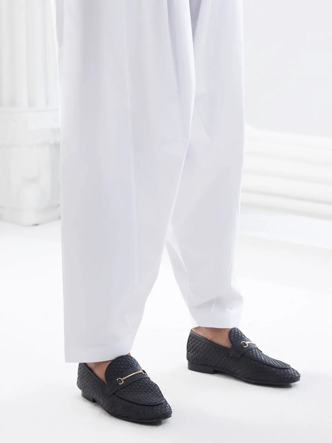 White Cotton Shalwar - Al-Ms-024 1