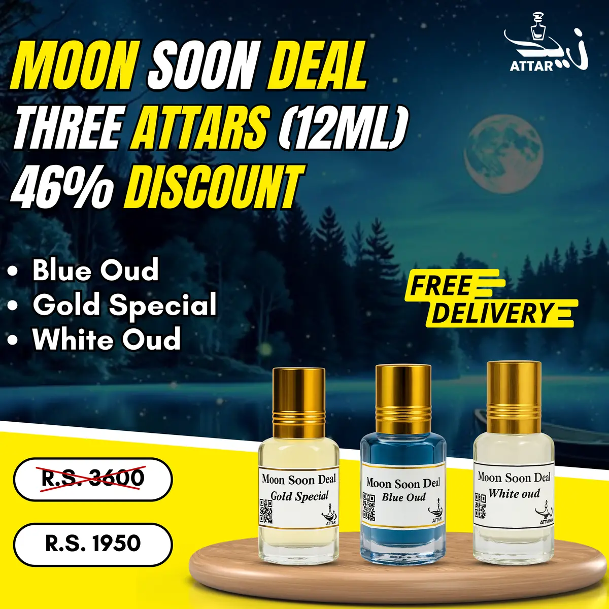 Moon Soon Deal – 3 Premium Attars At 46% Off | Zaid Attar Wale 1