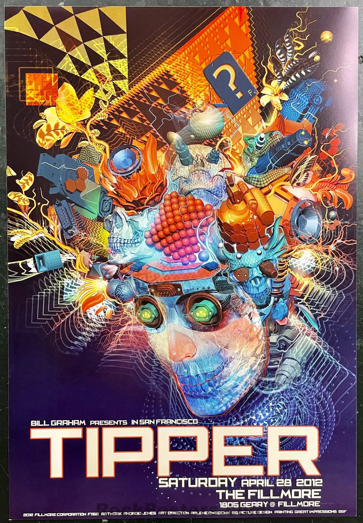Nf-1162 - Tipper - 2012 Poster - The Fillmore -  Near Mint Minus 1
