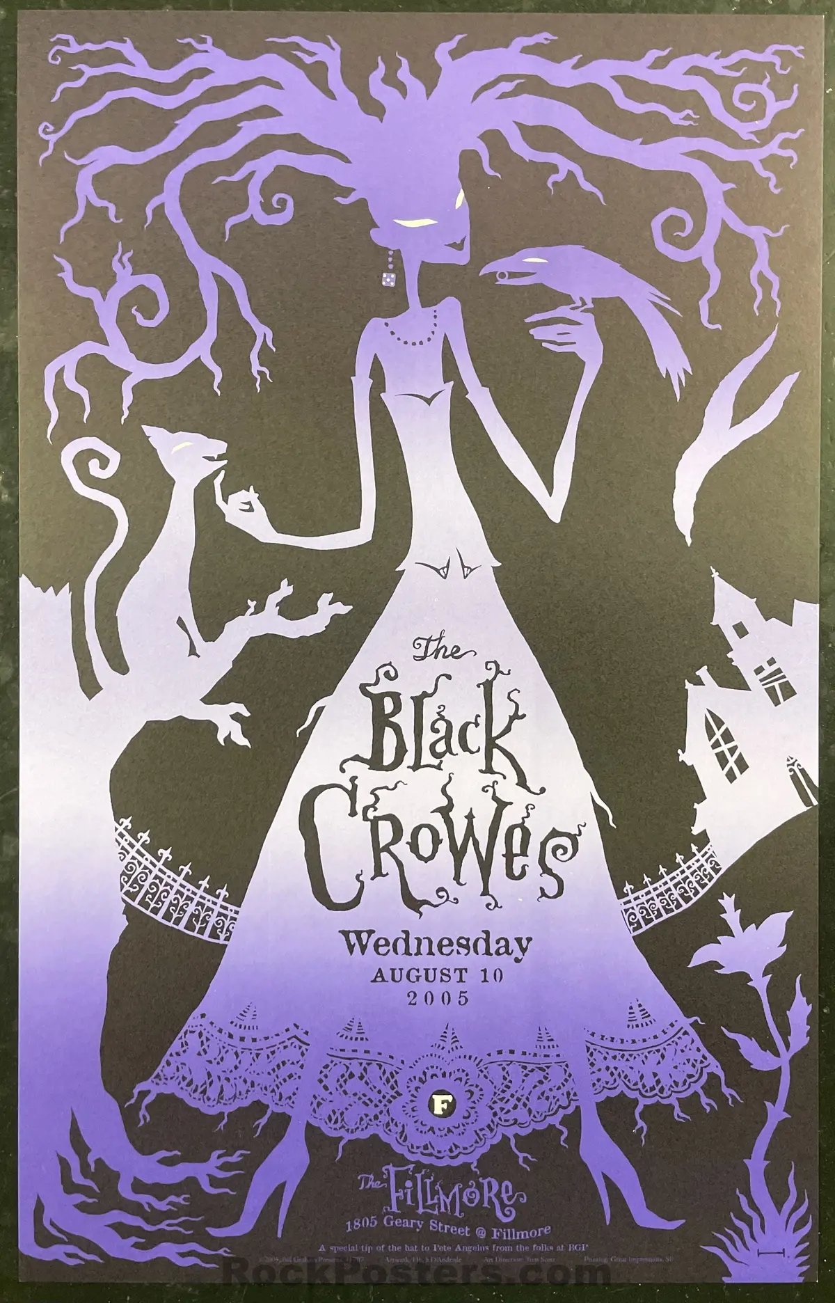 Nf-707 - The Black Crowes - 2005  Poster - The Fillmore  - Excellent 1