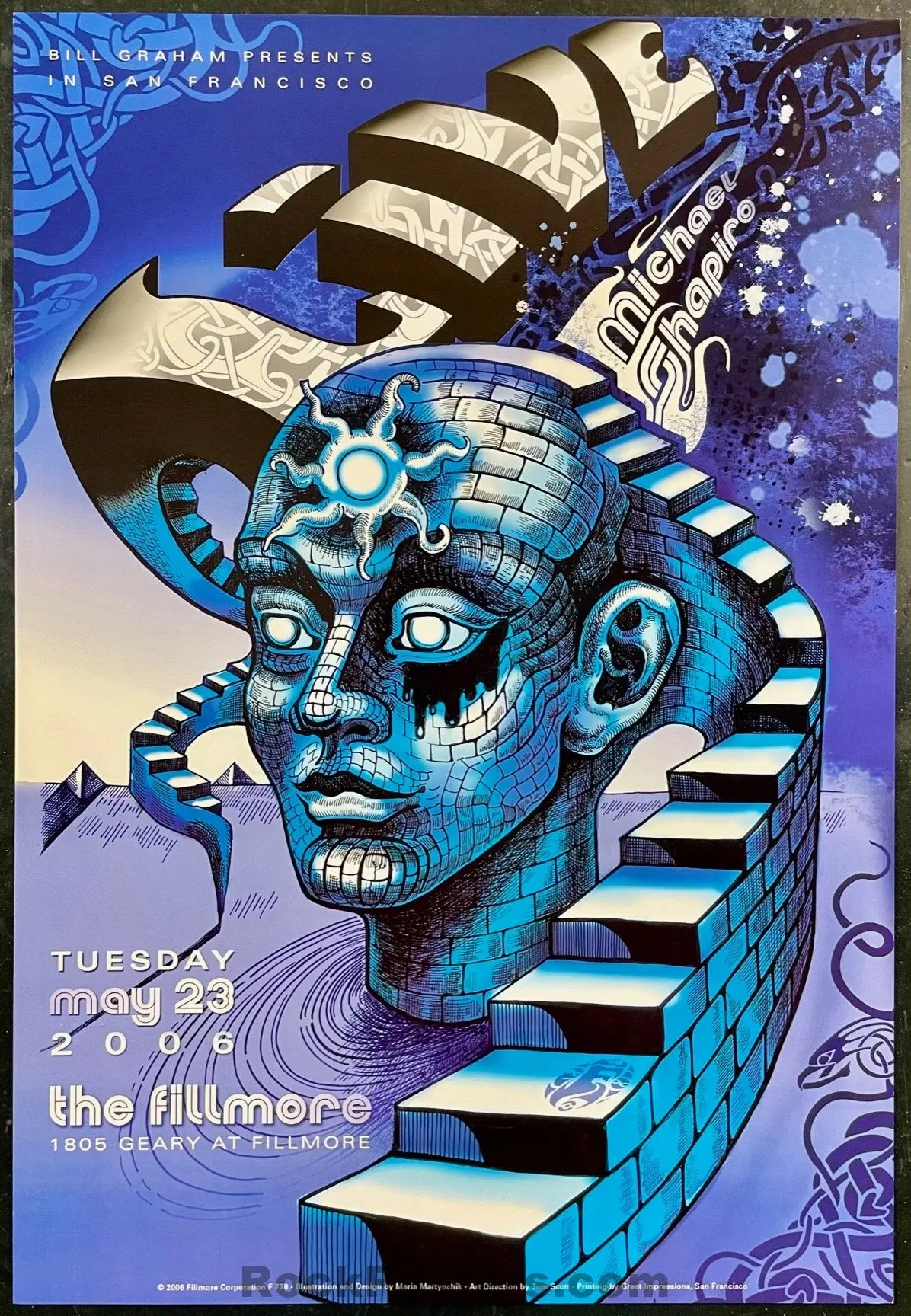 Nf-778 - Live - 2006 Poster - The Fillmore  - Near Mint 1