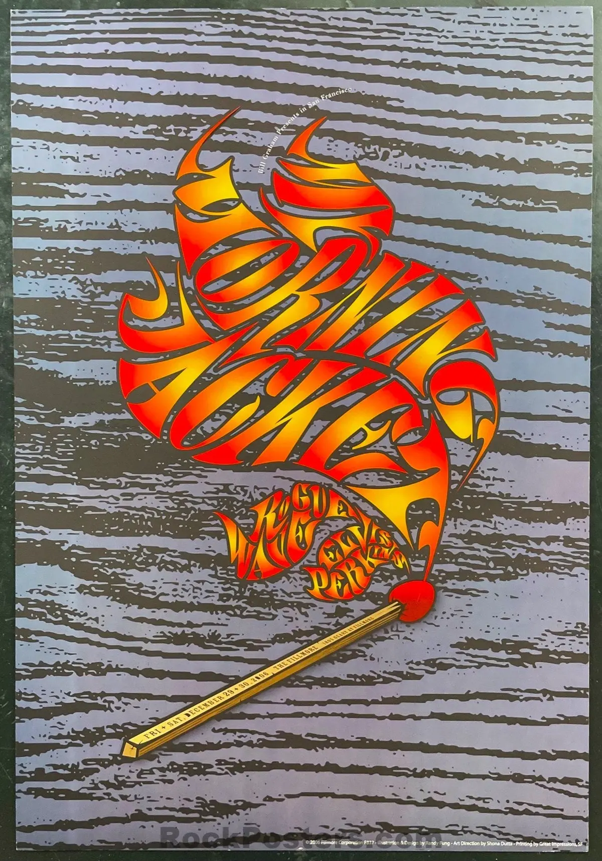 Nf-837 - My Morning Jacket - 2006 Poster - The Fillmore - Near Mint Minus 1