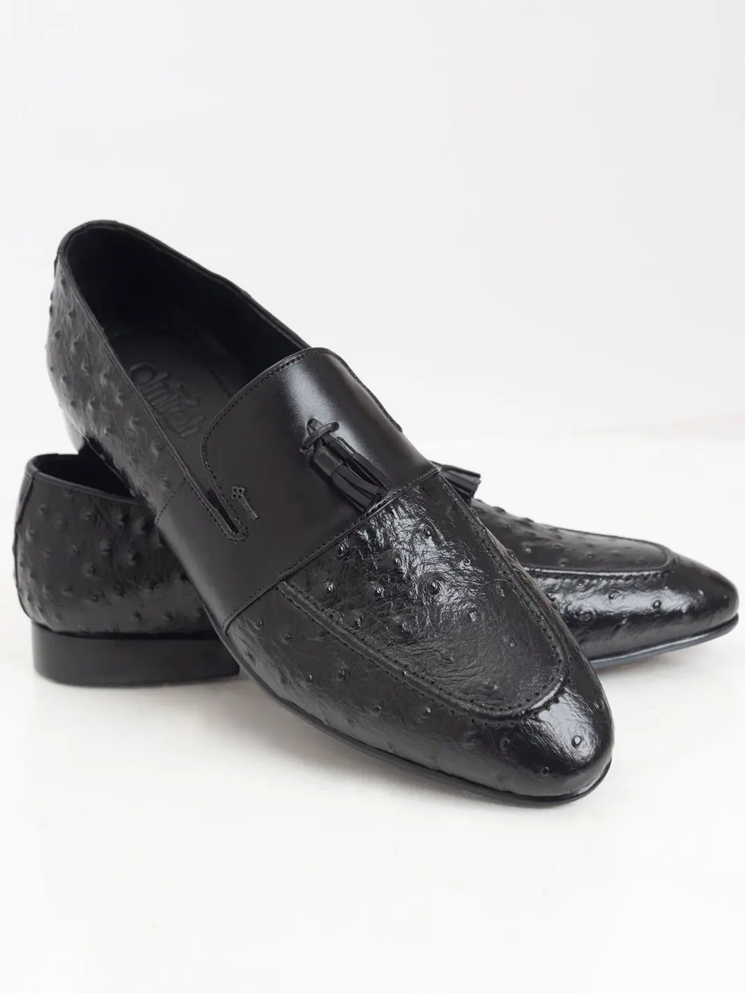 Black Leather Shoes - Al-Msho-046 1