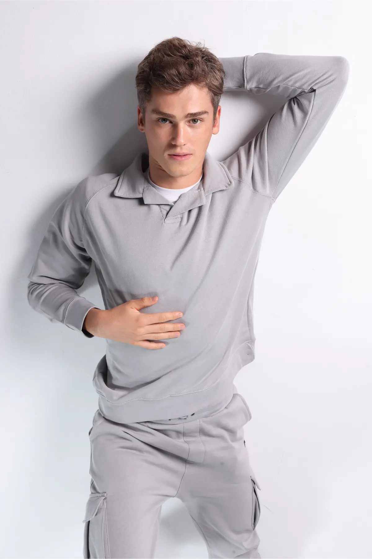 Athleisure Sweatshirt Polo 1