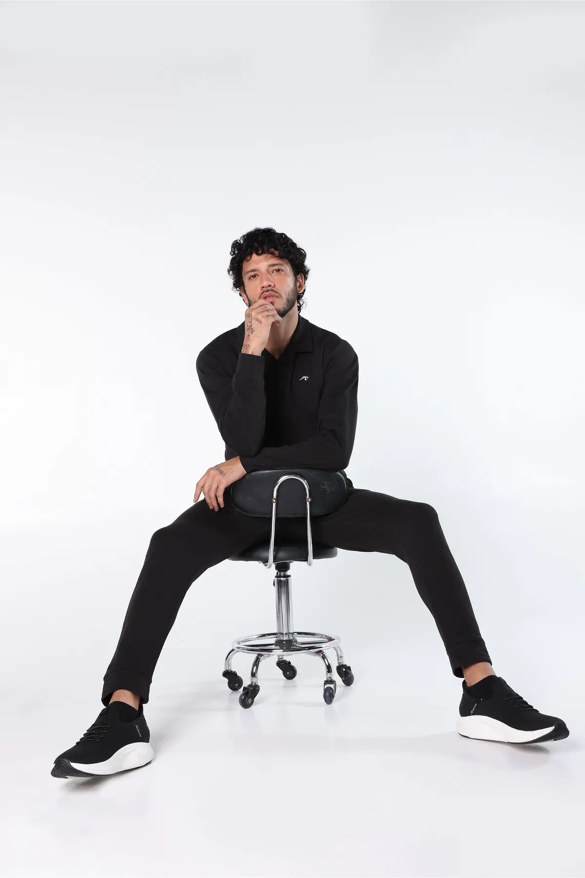 Athleisure Long Sleeve Polo 1