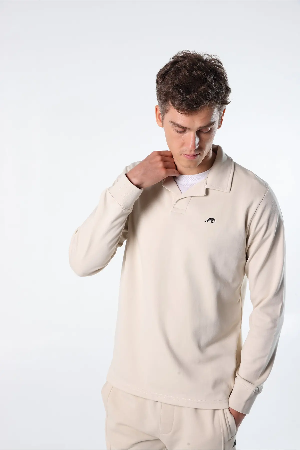 Athleisure Long Sleeve Polo 1