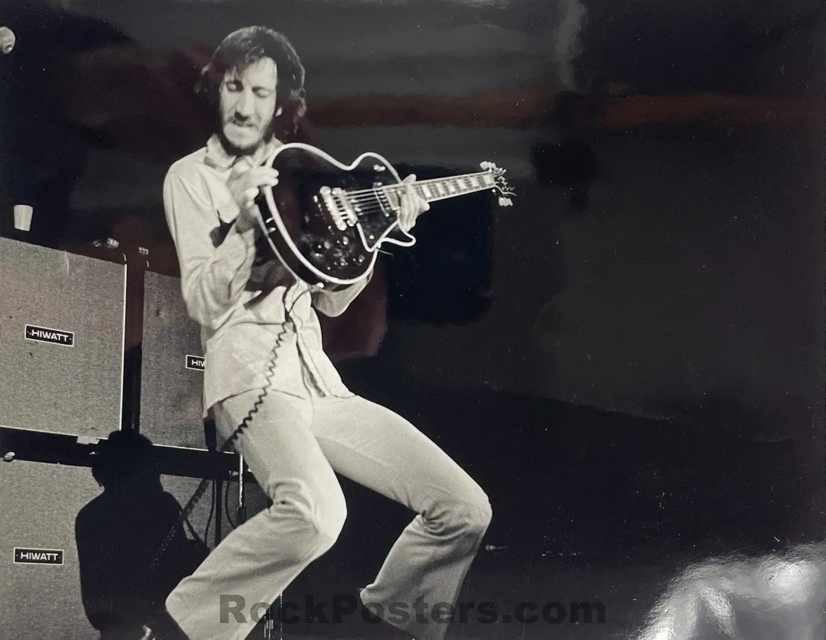 Auction - The Who - Pete Townshend - Jim Marshall -  1972 Photograph - Near Mint 1