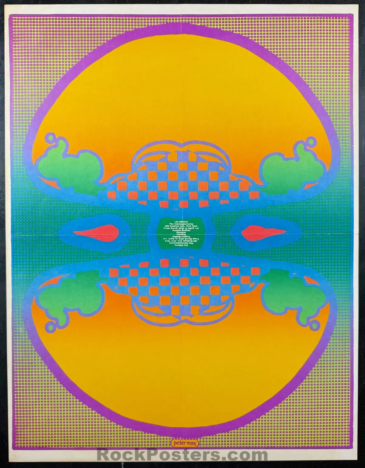 Auction - Peter Max - New York Art Gallery - 1960S Poster - Excellent 1