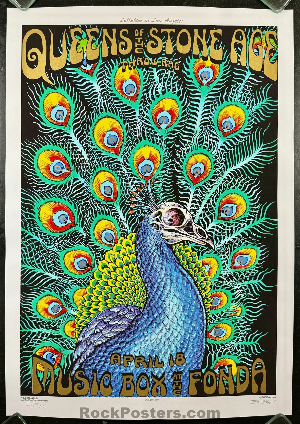 Auction - Queens Of The Stone Age - Los Angeles '05 - Emek - 1St Edition  - Near Mint 1