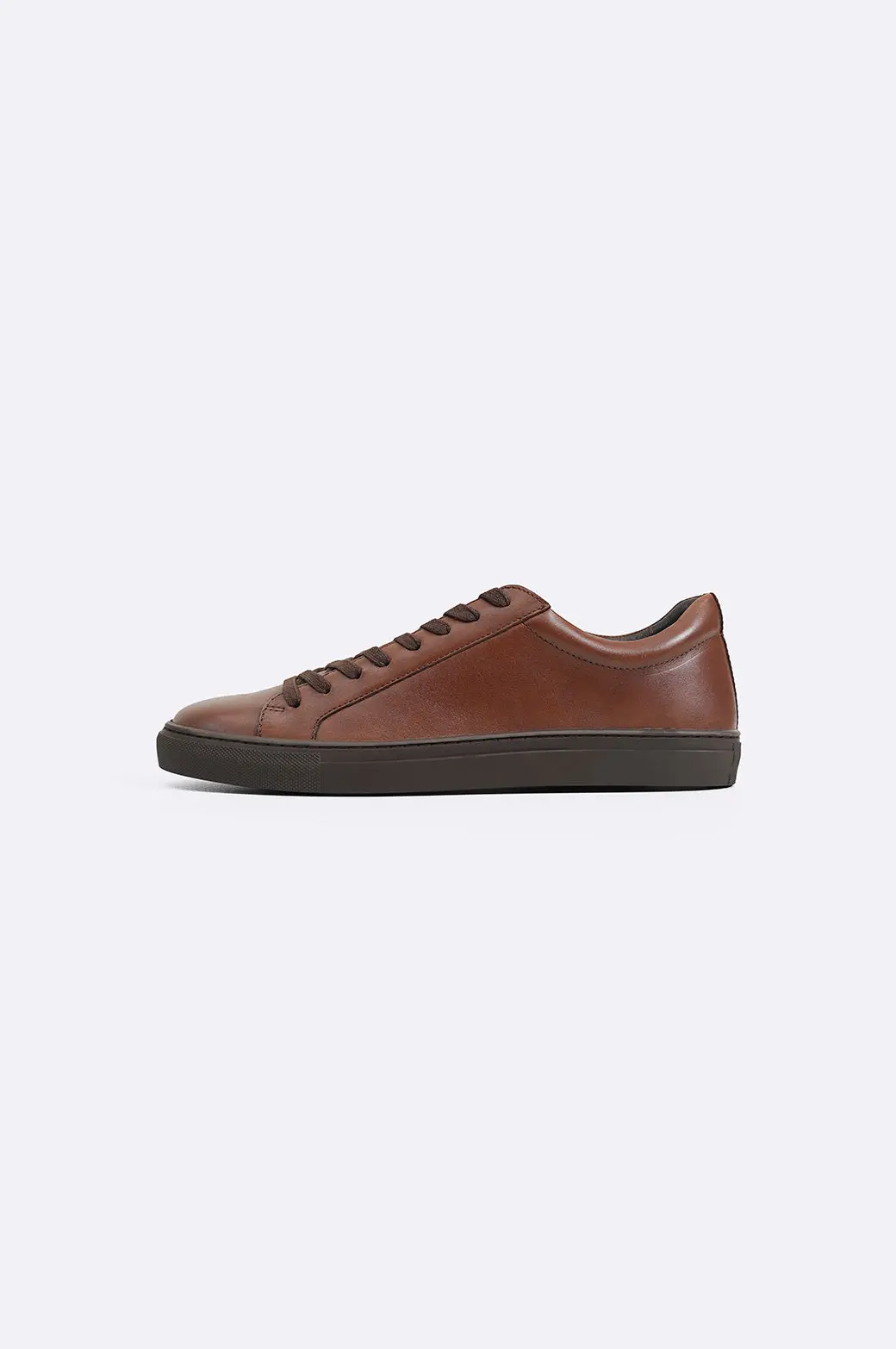 Sleek Leather Sneakers 1