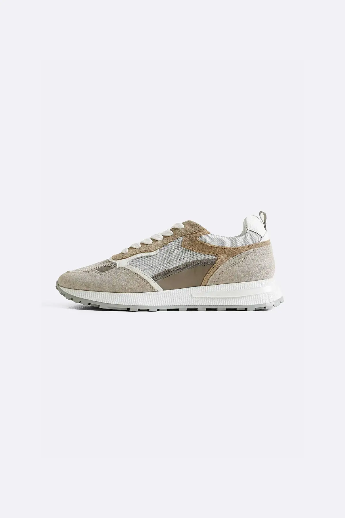 Colorblock Leather Sneakers 1