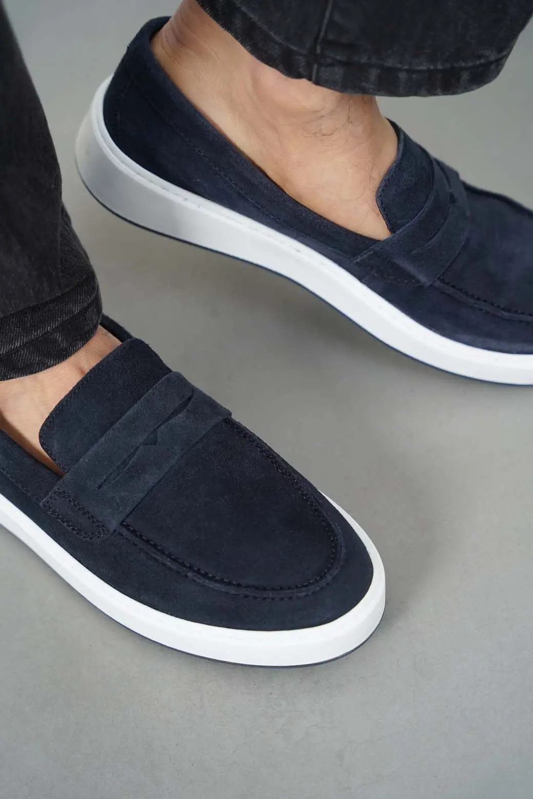 Suede Penny Loafers 3