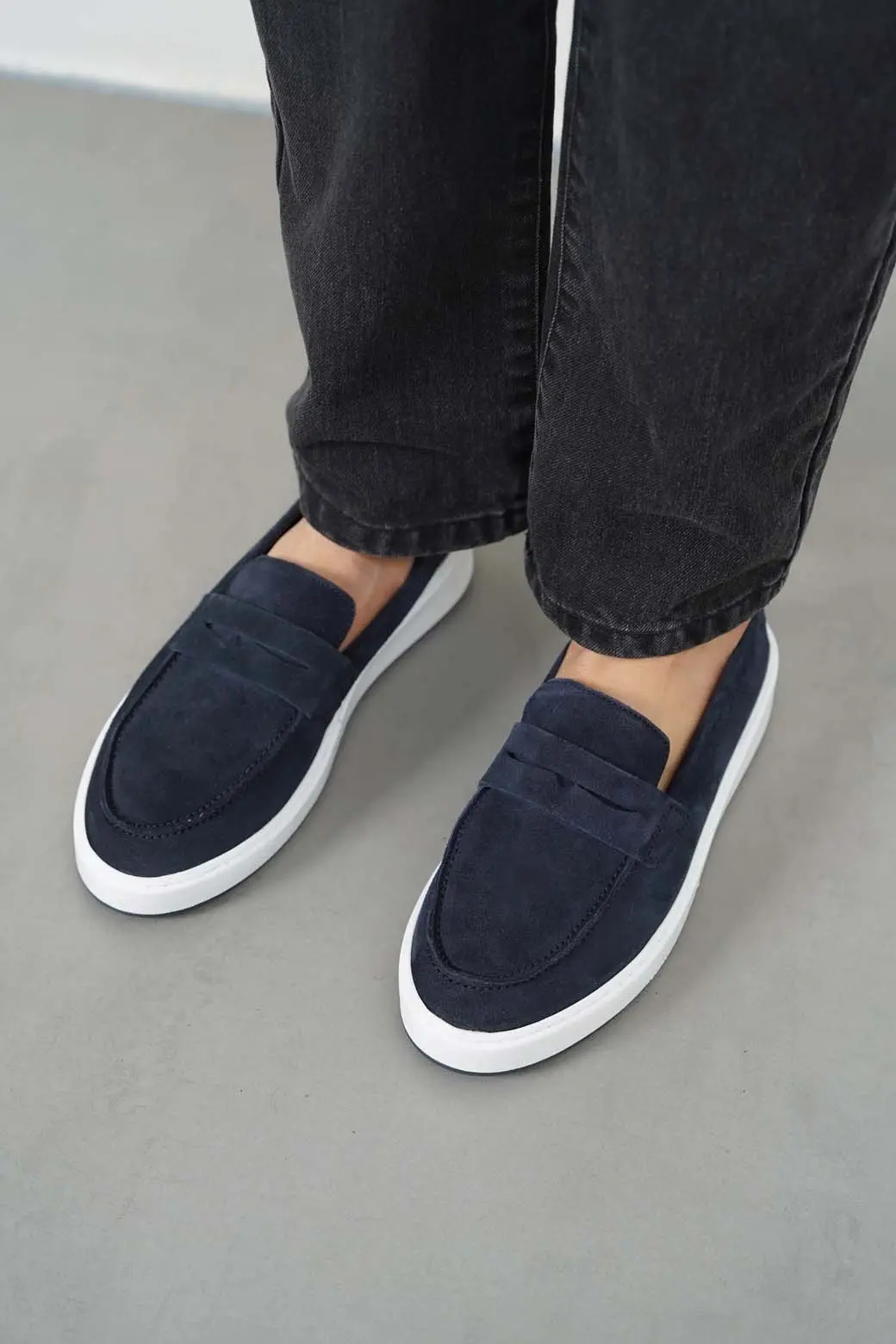 Suede Penny Loafers 2