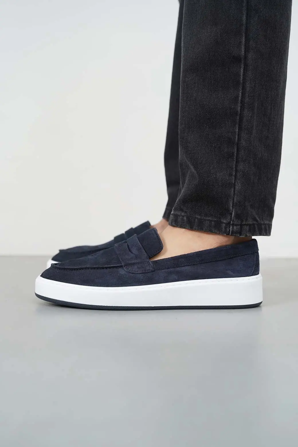 Suede Penny Loafers 4