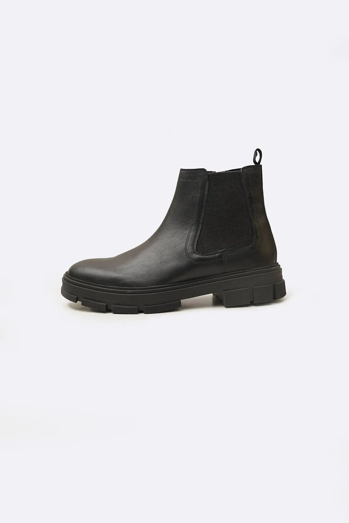 Chunky Leather Boots 1