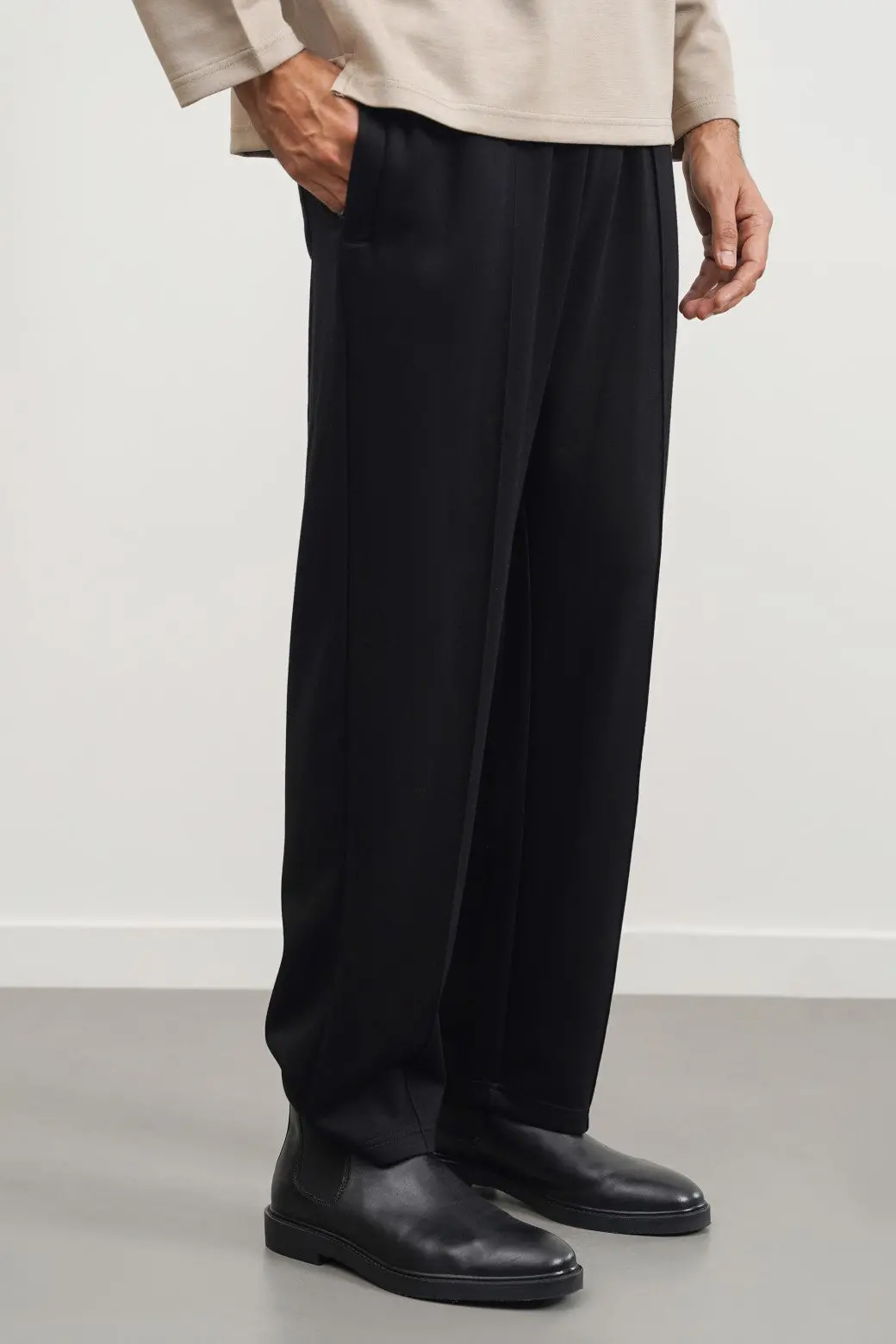 Straight Knitted Pants 1