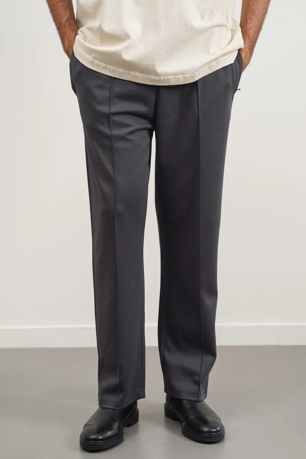 Straight Knitted Pants 1