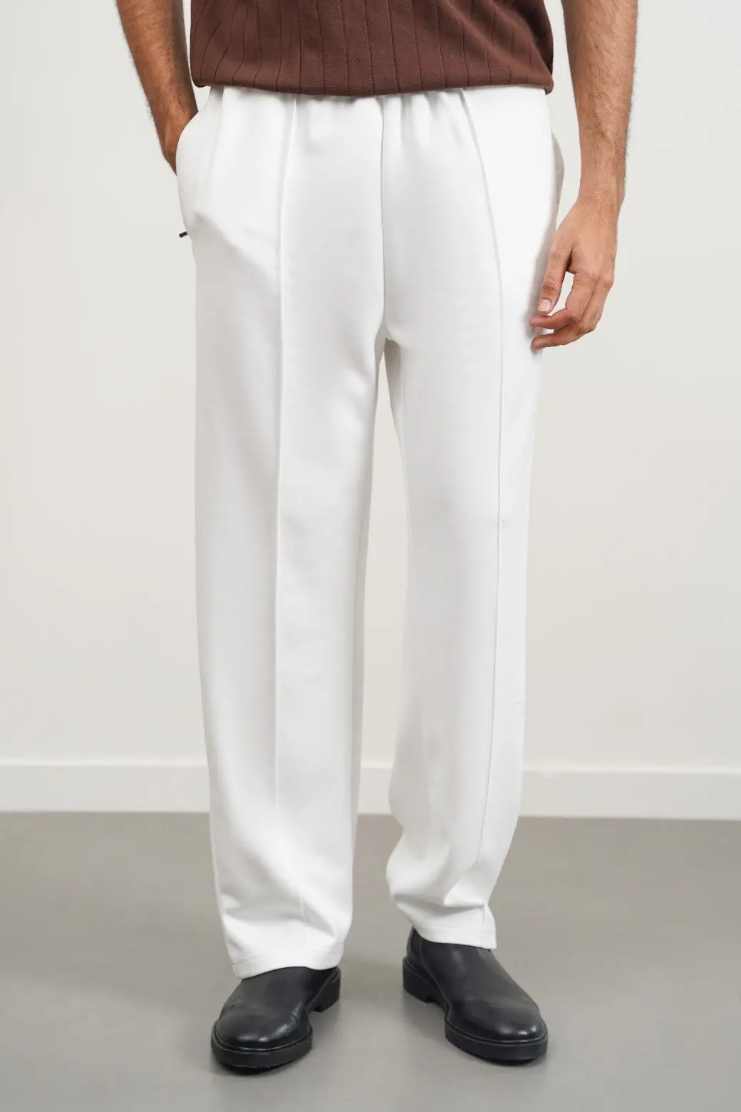 Straight Knitted Pants 1