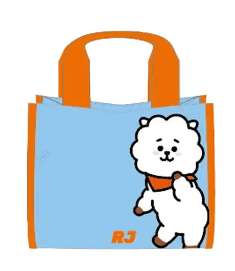 Bt21 Collection Contrast Color Lunch Bag (Light Blue,Rj) 1
