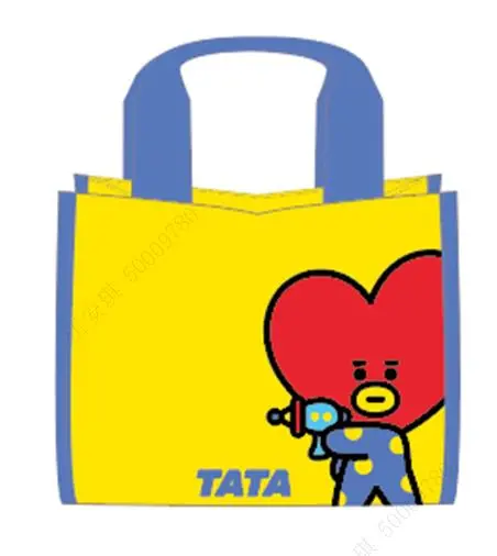 Bt21 Collection Contrast Color Lunch Bag (Blue,Tata) 1
