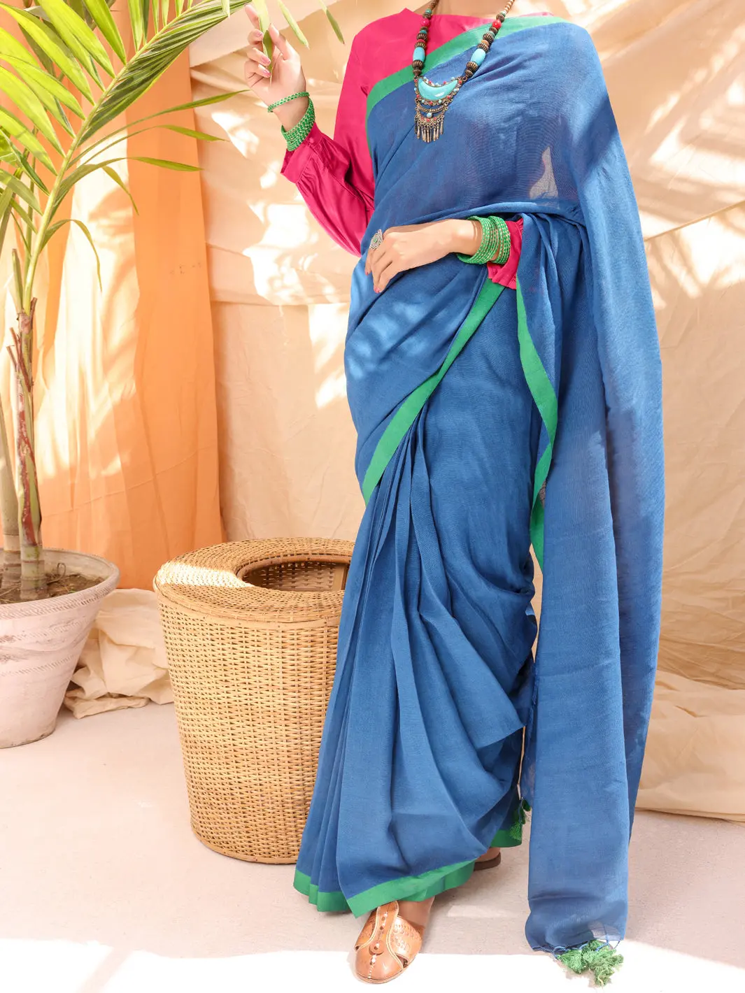 Blue Comrade Saree - Alcr-Sr-1001 1