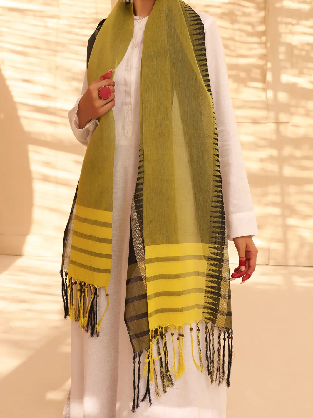 Green Women Stole - Alcr-St-1020 1