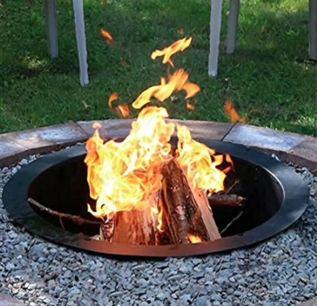 Heavy Duty Steel Fire Pit Liner Ring Insert 1