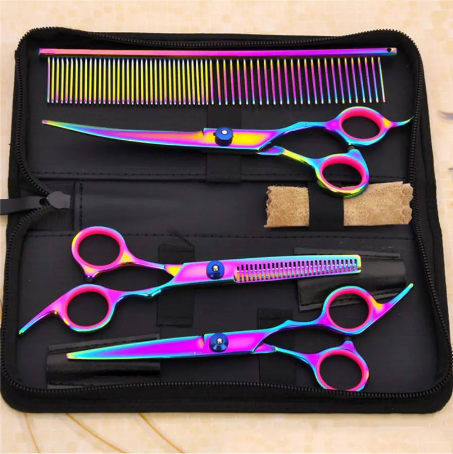 Premium Hair Cutting Scissors And Comb Set 1