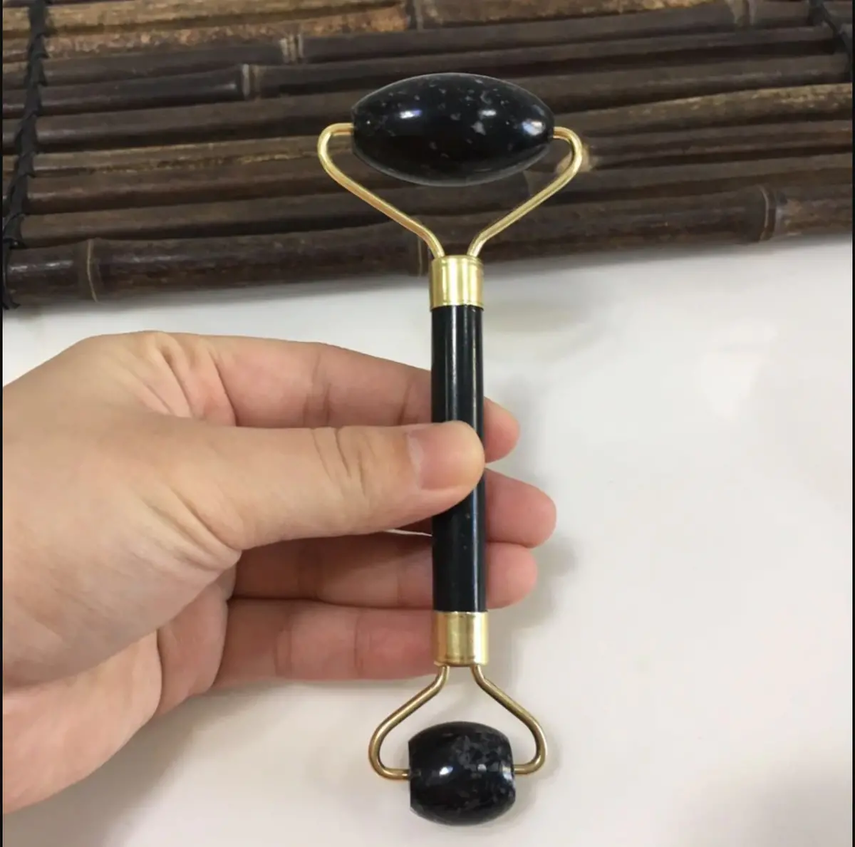 Jade Face Stone Roller Massage Tool 3