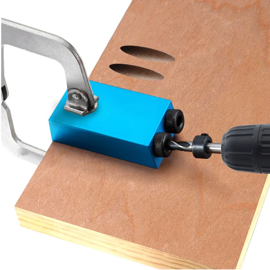 Pocket Hole Angle Drill Guide Jig 1