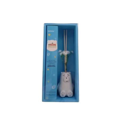 We Bare Bears Collection Reed Diffuser(Ice Bear,Floral Scent) 1