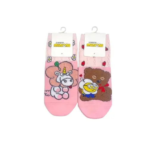 Daisy Minions Collection Ankle Socks(Pink) 1