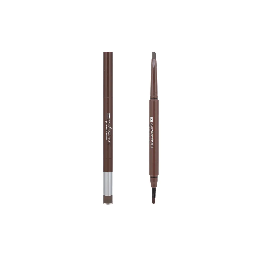 2 In 1 Eyebrow Pencil +Eyebrow Powder (Dark Brown ) 1