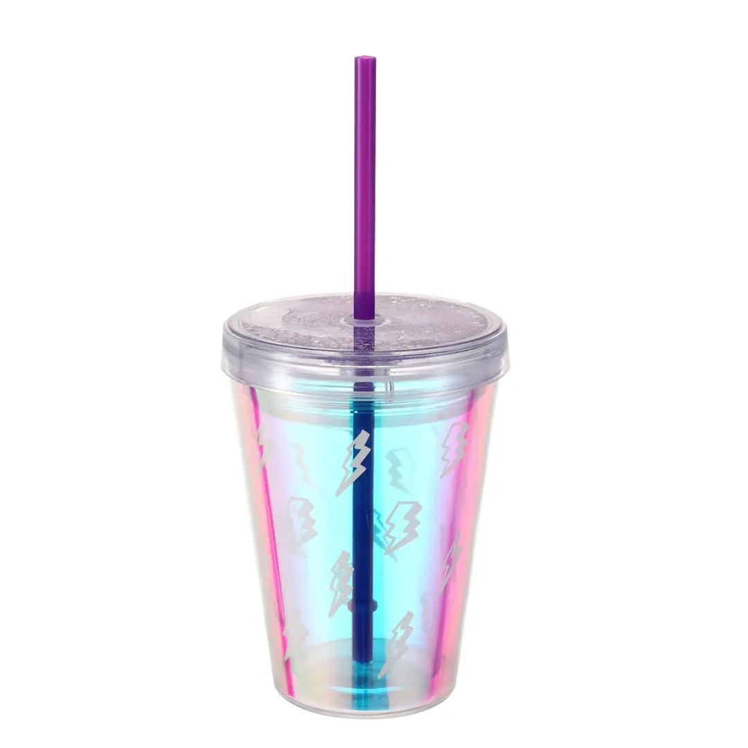 Illusion Collection Straw Water Bottle 350Ml 1
