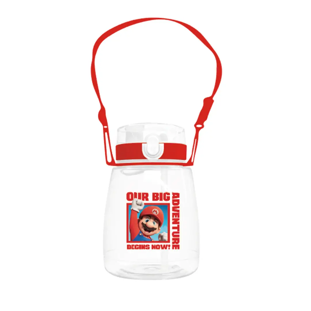 The Super Mario Bros Collection Plastic Bottle With Shoulder Strap (1300Ml) 1