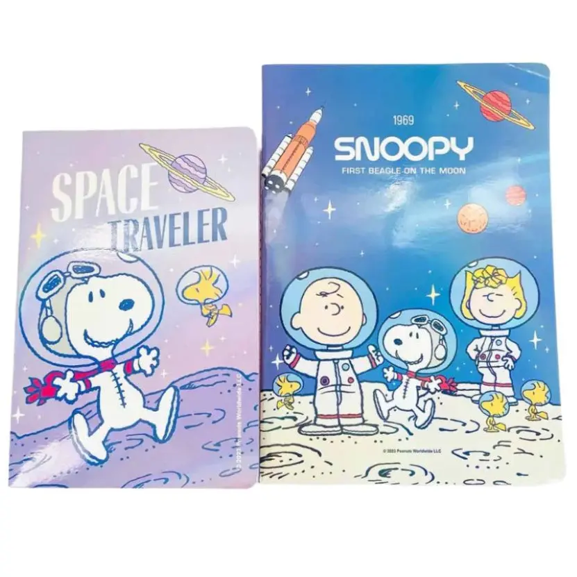 Snoopy The Little Space Explorer Collection A5 & B5 Stitch-Bound Book (28 Sheets) Pdq 1