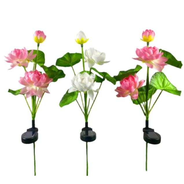 Solar Seven Head White Rose (Random Colors) 1