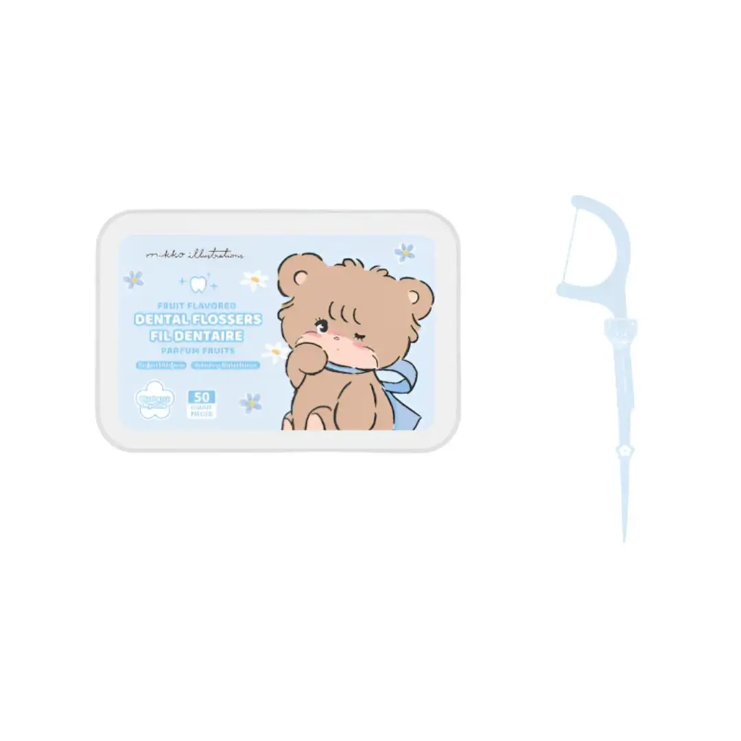 Mikko Collection Fruity Dental Flossers (Lemon Freesia Flavor) 1