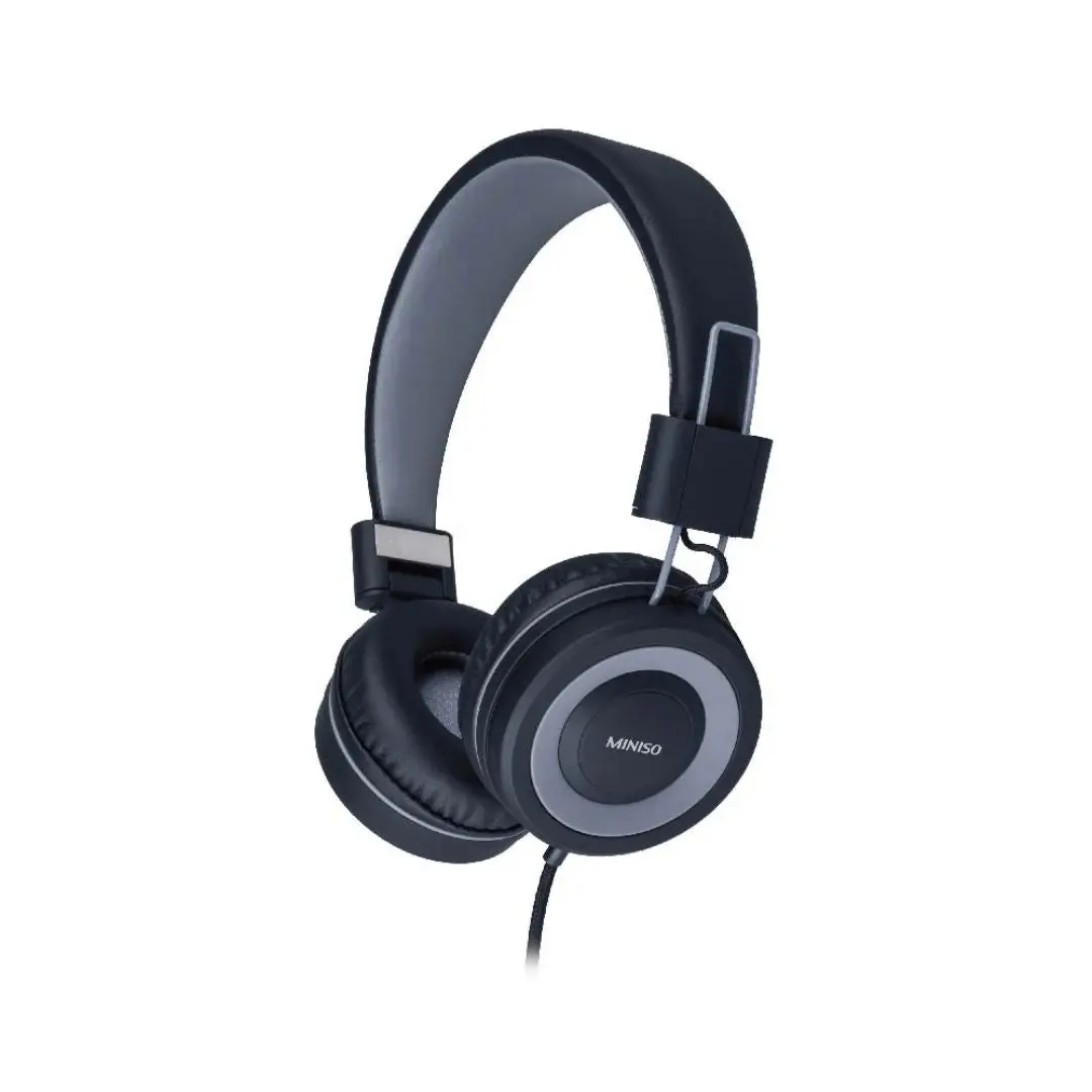 Foldable Head Phone  (Grey+Black) 1