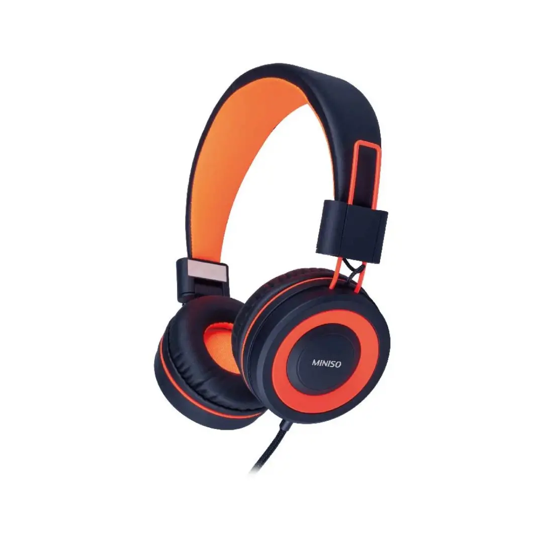 Foldable Head Phone (Orange+Black) 1