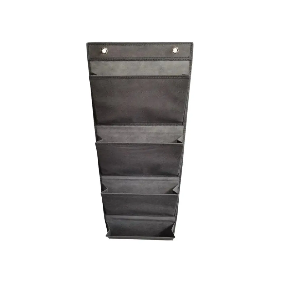 Non-Woven Fabric 4-Pocket Over-The-Door Hanging Organizer 1