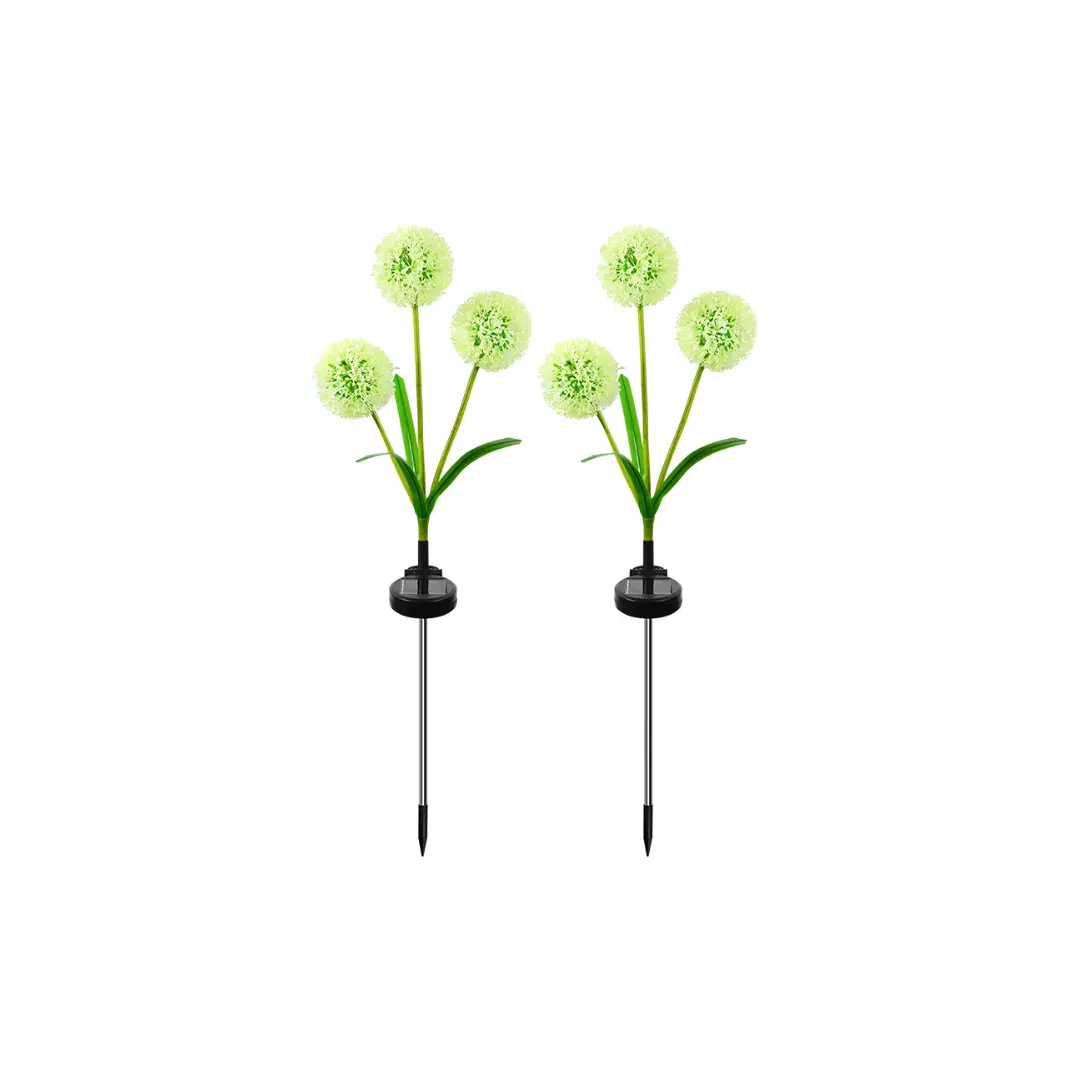 Solar 3-Head Onion Flower Ball (Random Colors) 1