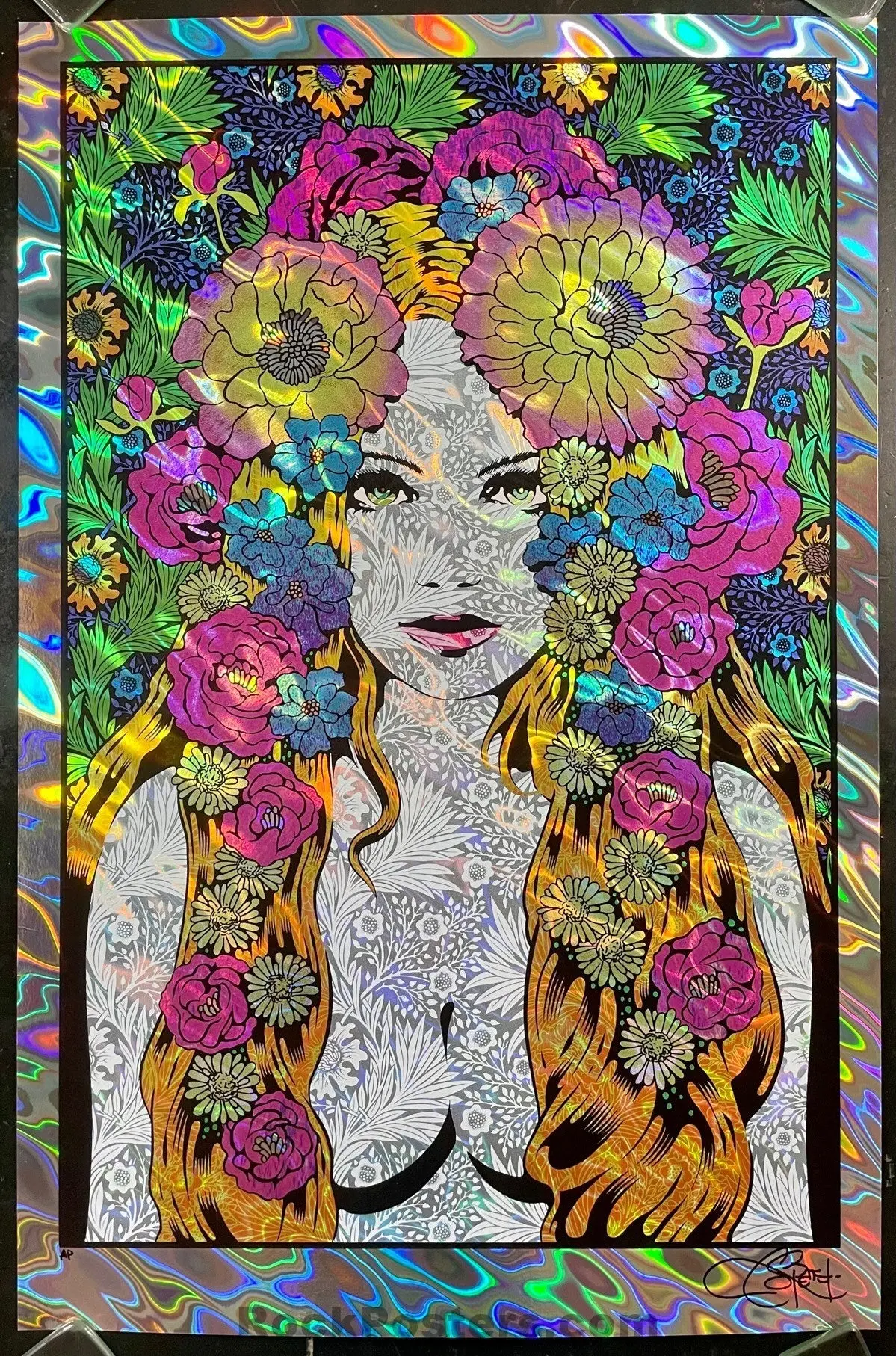 Auction - "Eleutheria" - Chuck Sperry - Signed - Lava Foil - Ap Edition Of 20 - Mint 1
