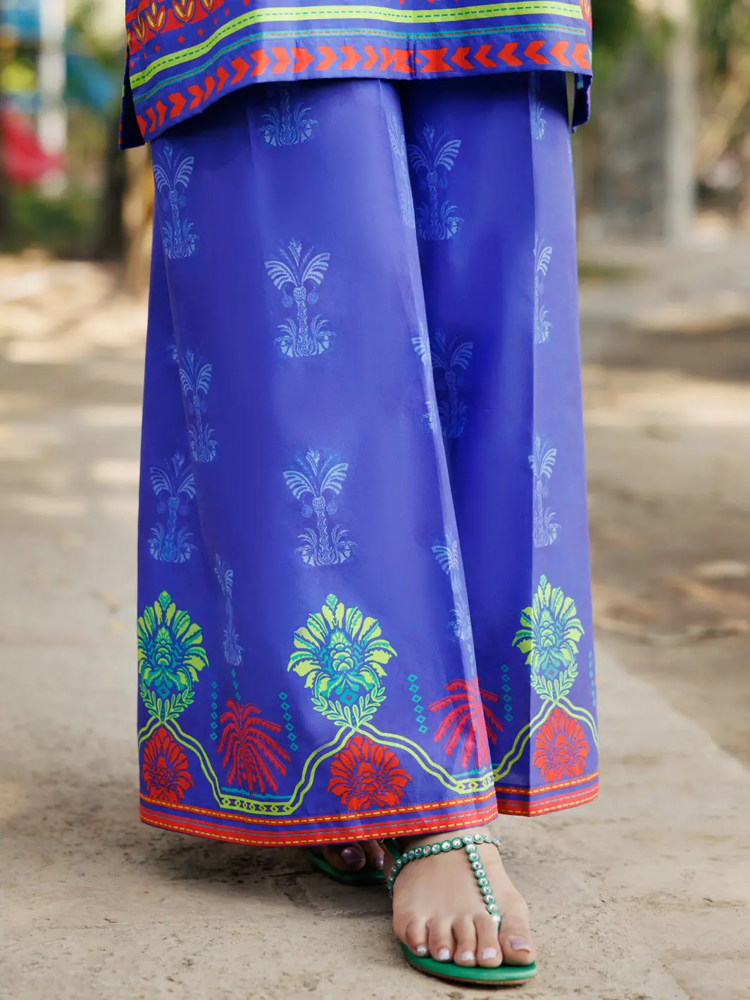 Blue Cambric Trousers - Alp-T-2275 1