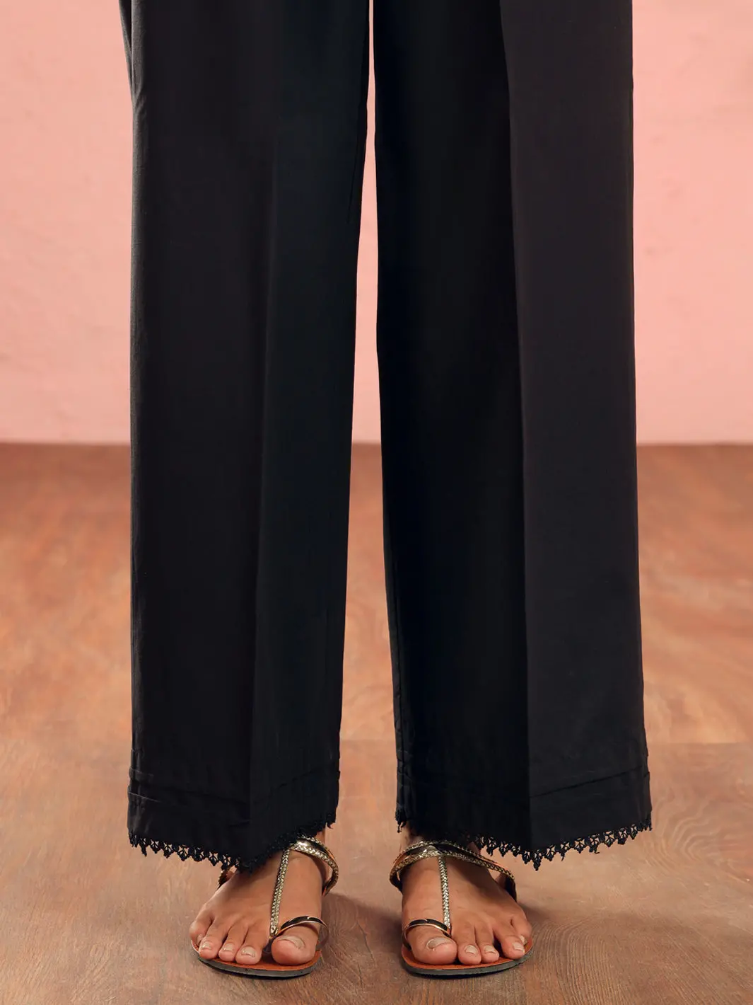 Black Cambric Trousers - Al-T-724 1