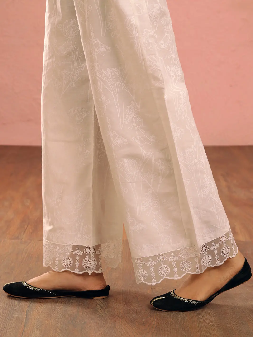 White Dyed Trousers - Al-T-731 1