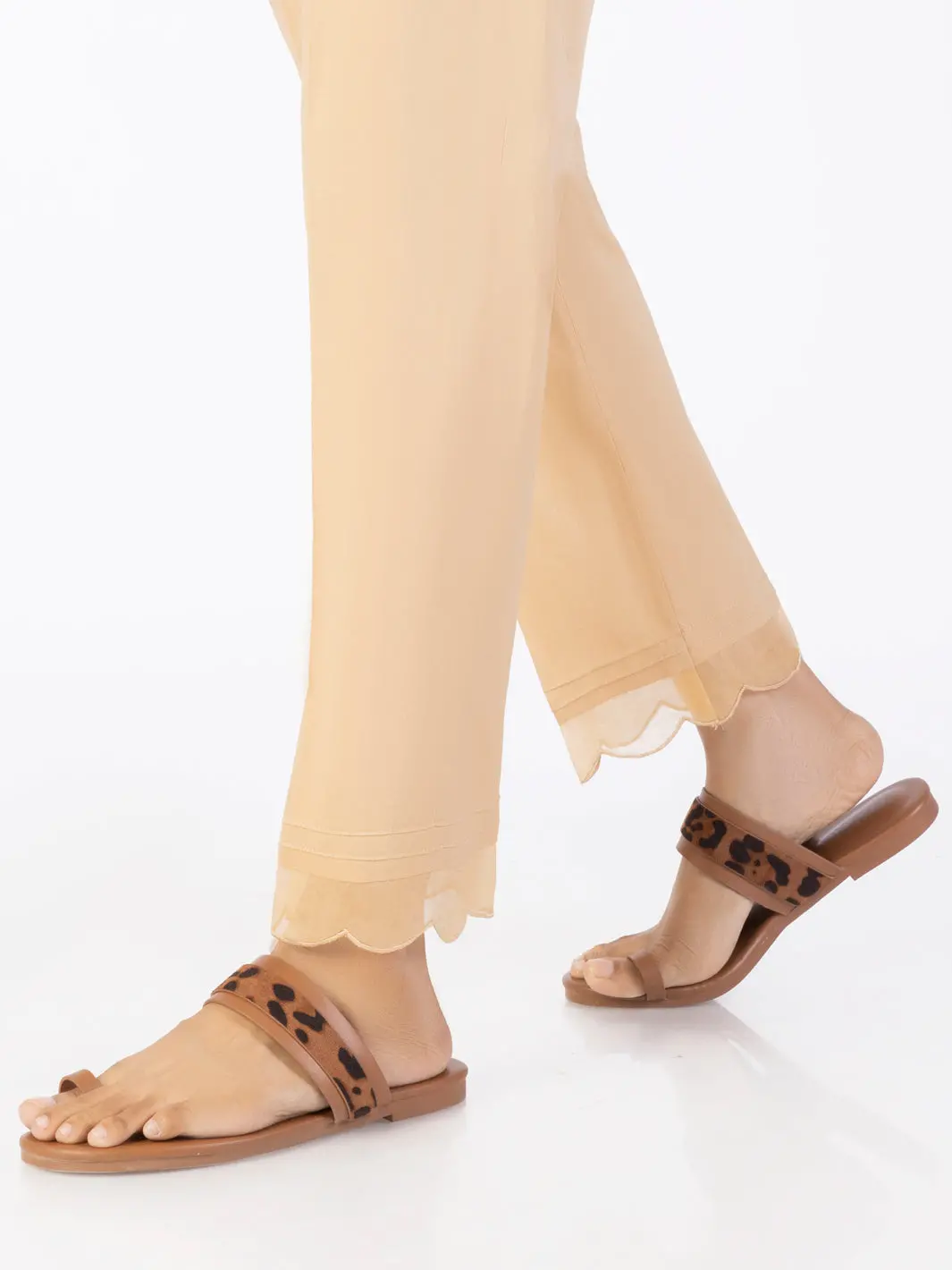 Beige Dyed Trousers - Al-T-757 1