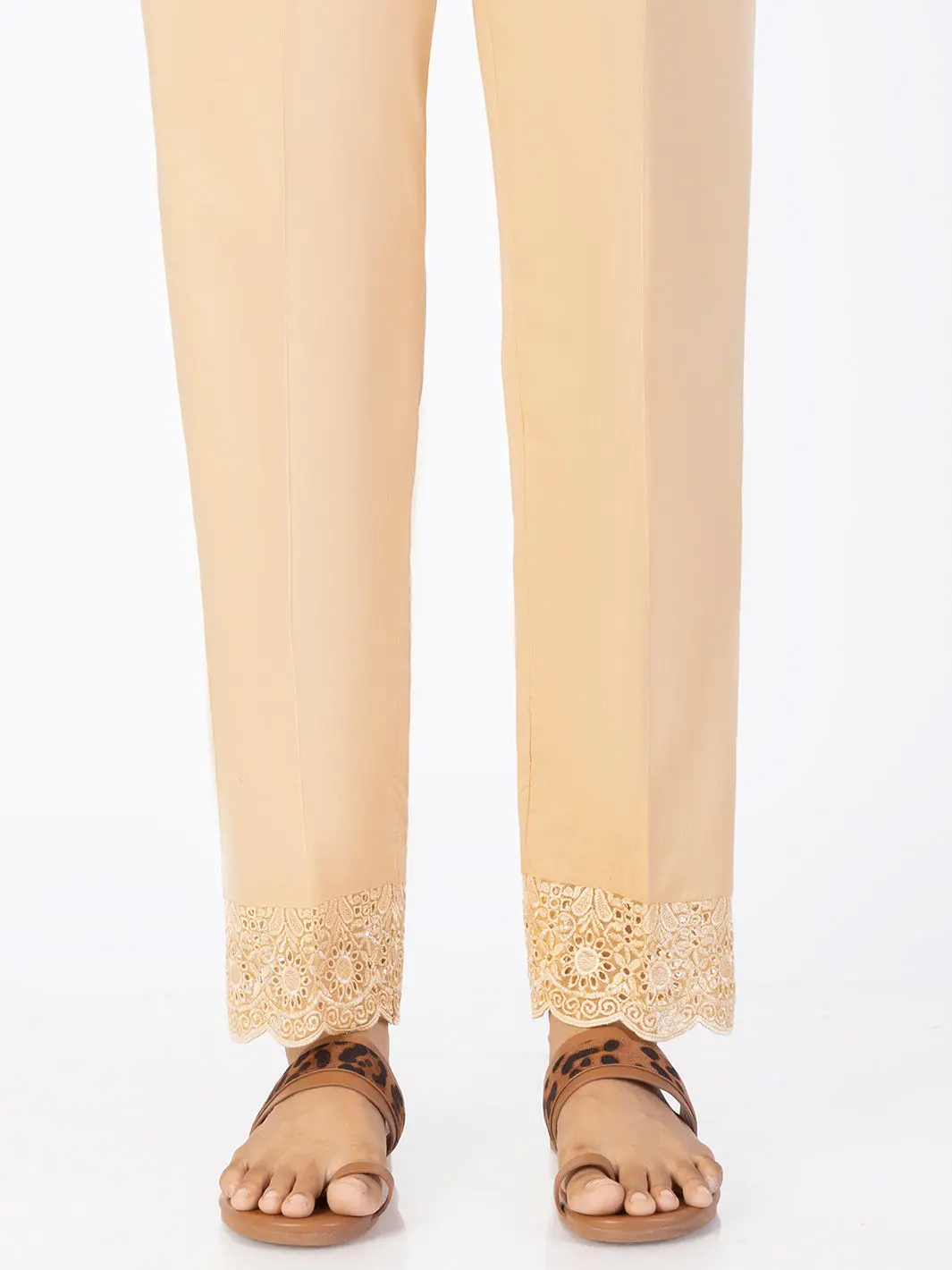 Beige Dyed Trousers - Al-T-763 1